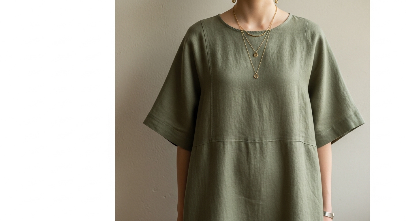 Minimalist Linen Dress