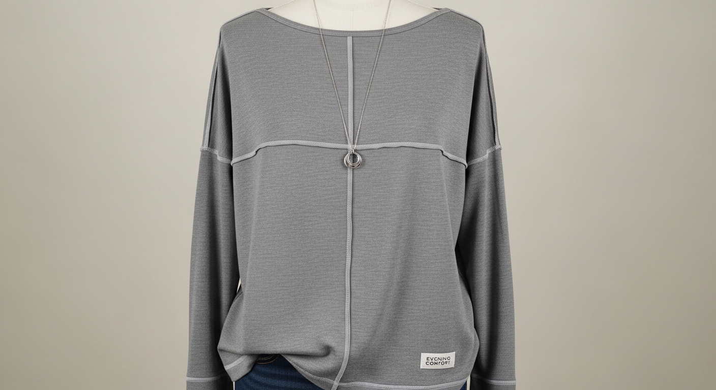 Relaxed Polyester Dress