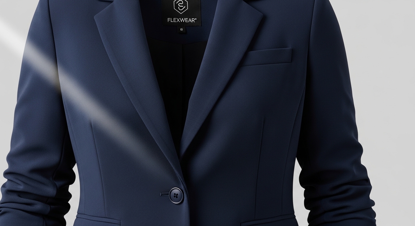 Stretchable Polyester Blazer