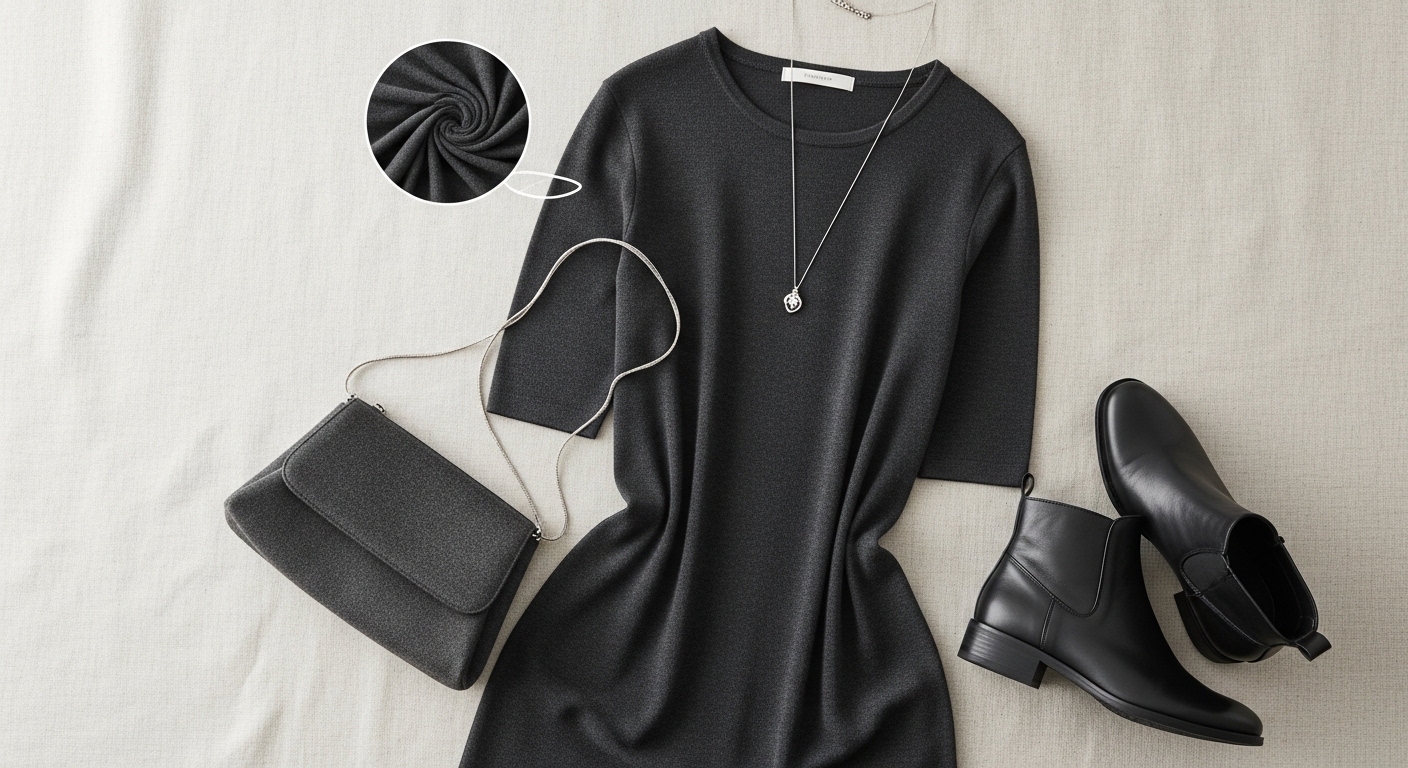 Stretchable Cotton Dress